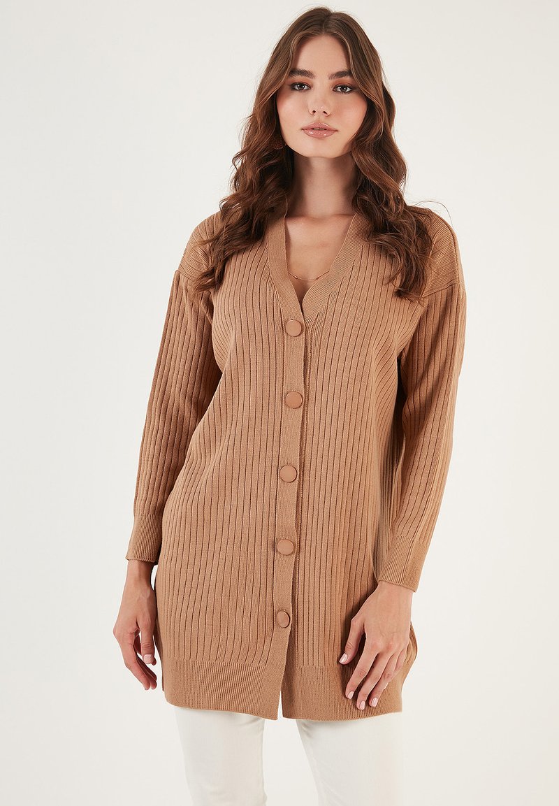 LELA Strickjacke - camel