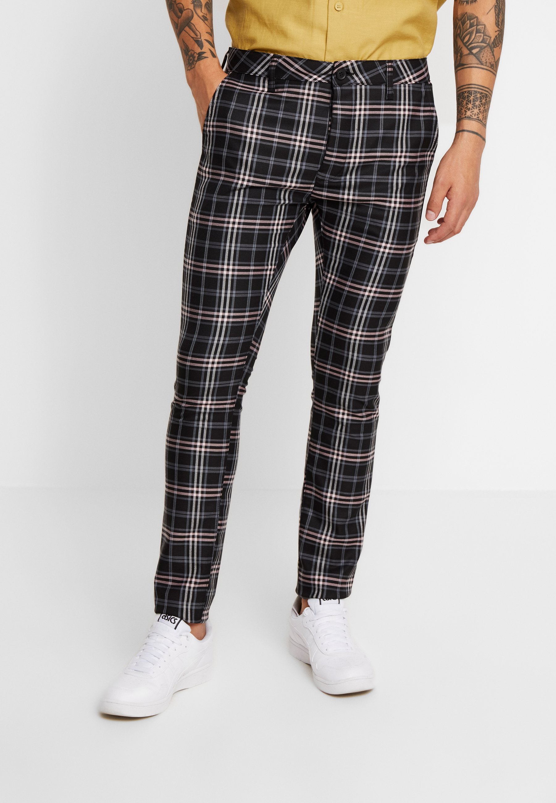 check trousers topman