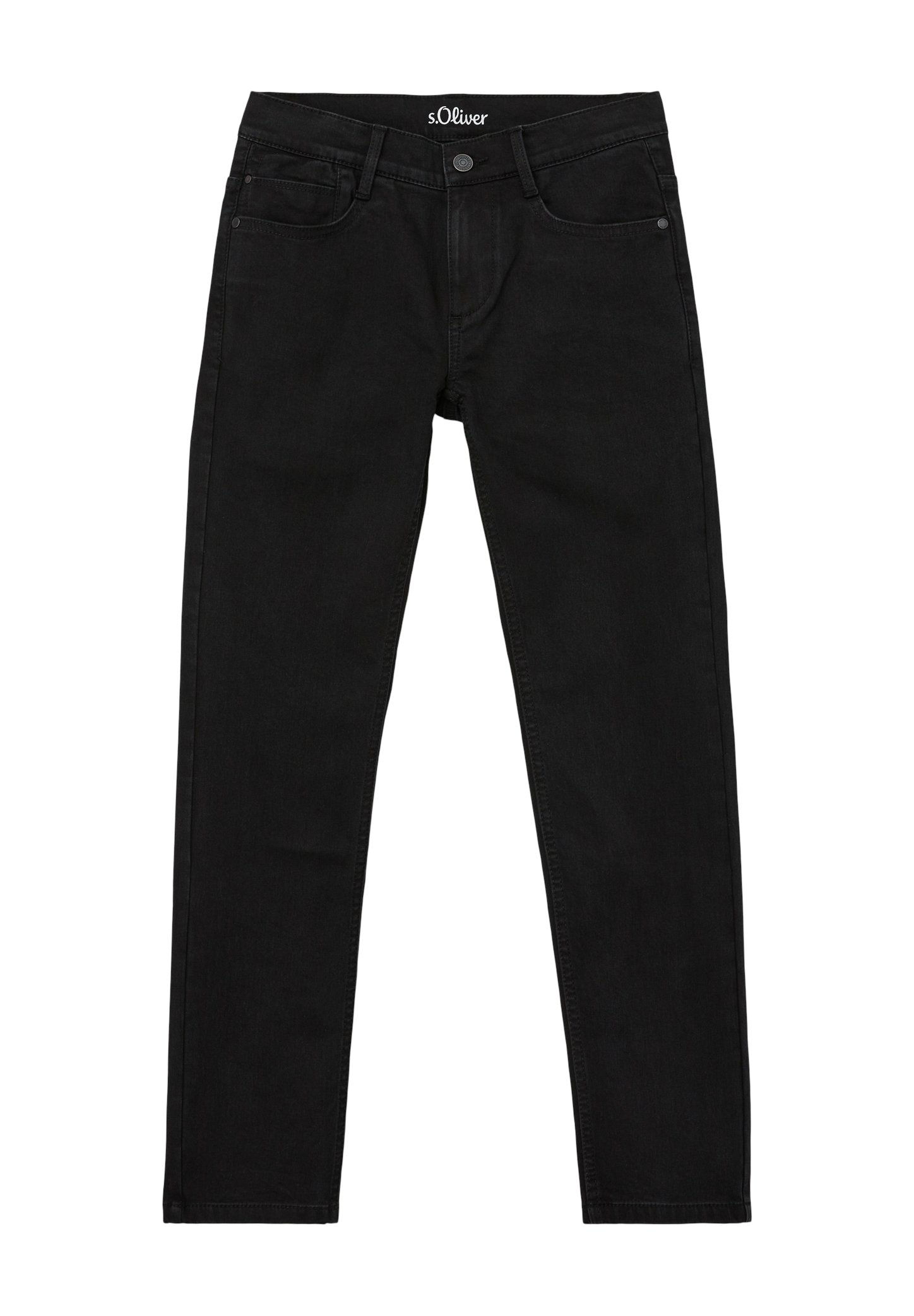 S.Oliver Junior Hose Lang, Slim Fit – Klassische Baumwollhose Mit Gürtelschlaufen & Reißverschluss