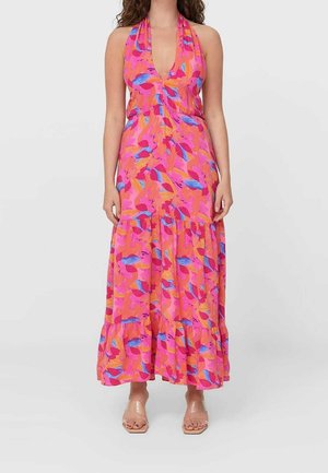 Robe longue - mottled pink