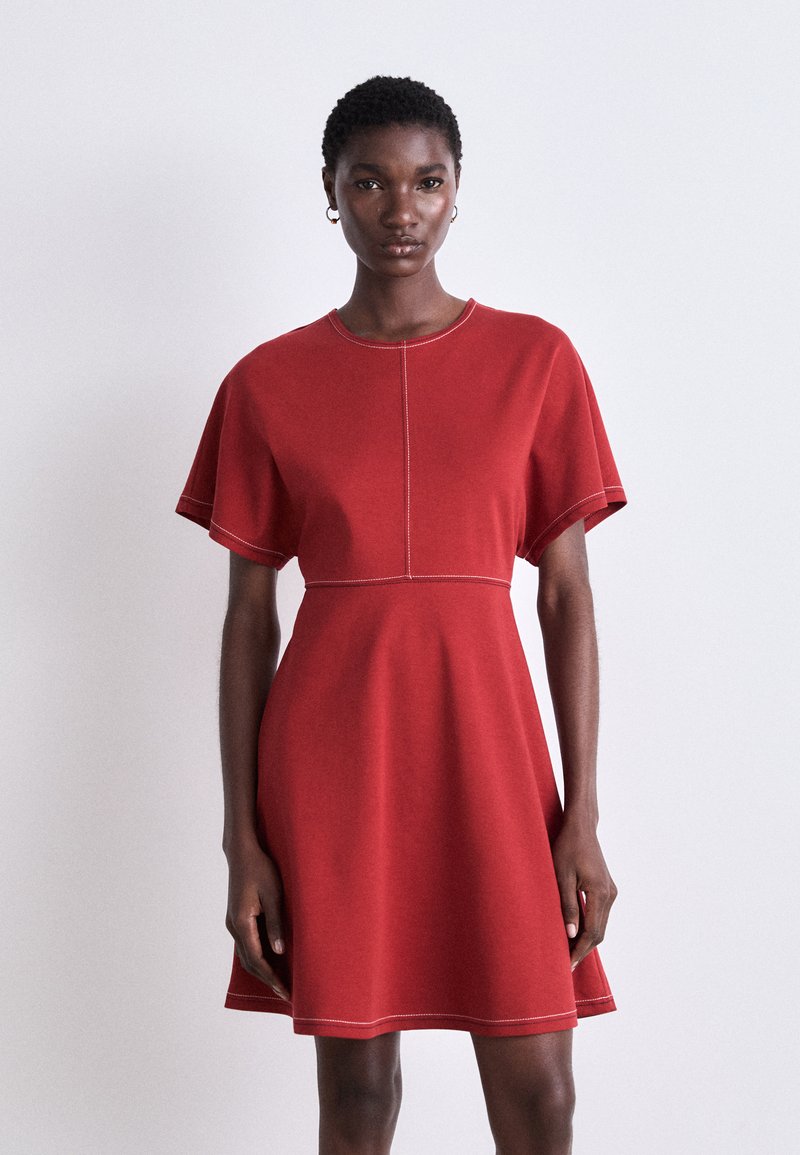 Tommy Hilfiger Rochie din jerseu - dark magma