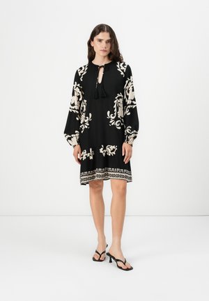 JDY JDYMAGGIE LIFE DRESS - Day dress - black/sandshell