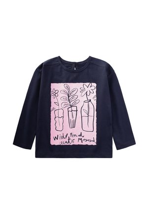 Long sleeved top - dark blue