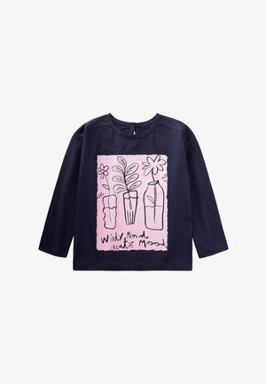 Long sleeved top - dark blue