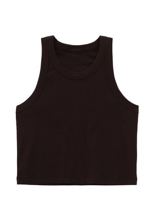 aim’n®, EASE RIBBED TANK TOP - Top - chocolate