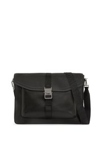 PEBBLED LAPTOP BAG - Skuldertasker - black