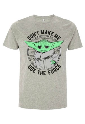 STAR WARS: THE MANDALORIAN DON'T MAKE ME UNISEX - Print T-shirt - melange grey