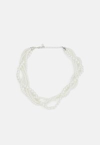 Pieces PCTENNA NECKLACE - Necklace - white/silver-coloured
