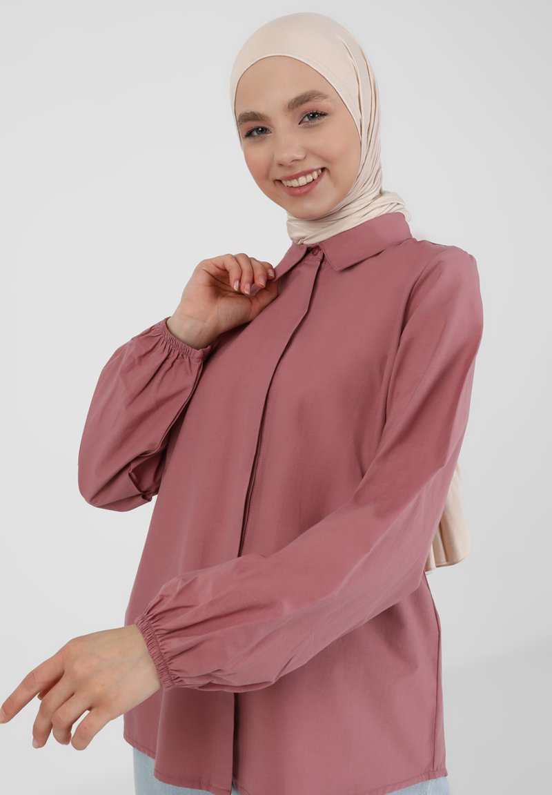 Modanisa Clothes Modanisa REFKA BASIC - Button-down blouse - coral - Zalando
