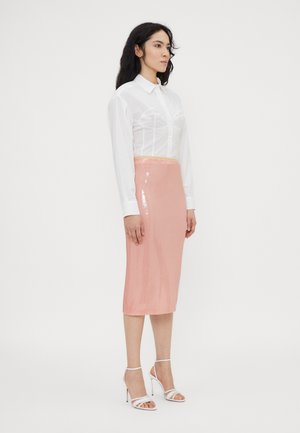 GONNA - Pencil skirt - rosa chiaro