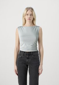 Gina Tricot SOFT TOUCH BOATNECK TOP - Top - iron
