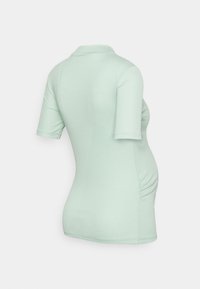 Pieces Maternity PMBIRDIE T NECK - T-shirt básica - silt green