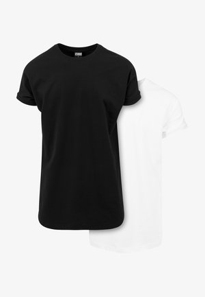 2 PACK - Camiseta básica - black white