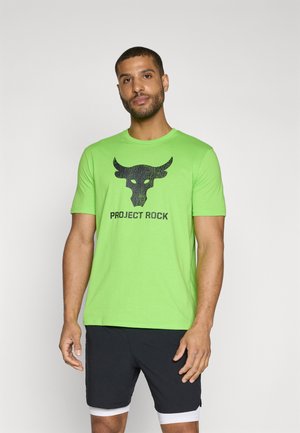 Under Armour BRAHMA BULL - Print T-shirt - cyber green/black
