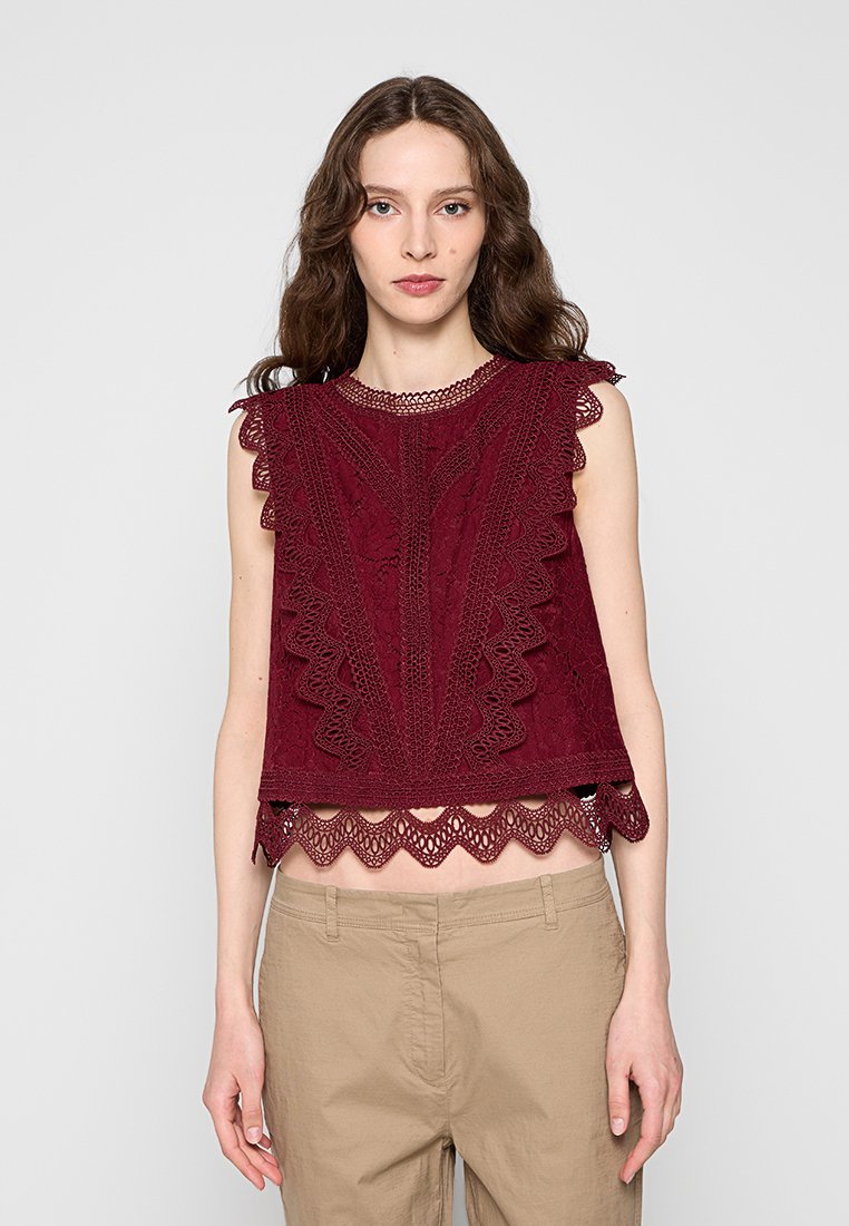 Apart Glamour Blouse bordeauxrood Apart Glamour Blouse bordeauxrood