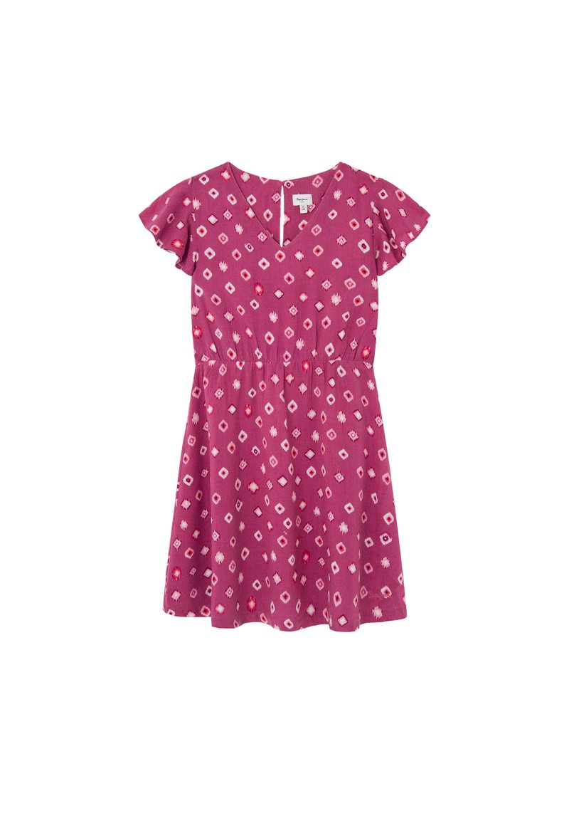 Pepe Jeans Jurk donkerroze