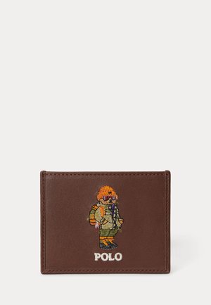 Polo Ralph Lauren POLO BEAR LEATHER CARD CASE UNISEX - Portemonnee - chestnut