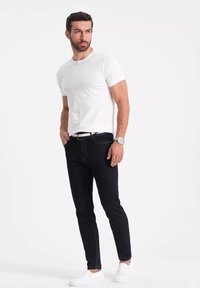 Ombre - 3PACK - T-shirt basique - grey melange white navy Image miniature 1