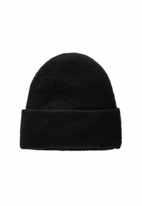 REGULAR FIT - Adīta cepure - black