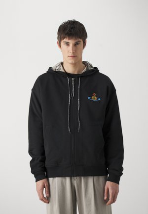 RUGGED ZIP HOODIE UNISEX - Sudadera con cremallera - black