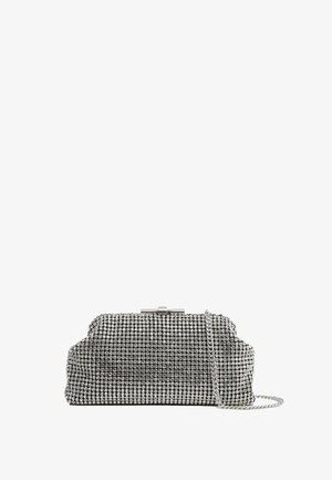 Reiss ADALINE EMBELLISHED - Clutch - silver coloured