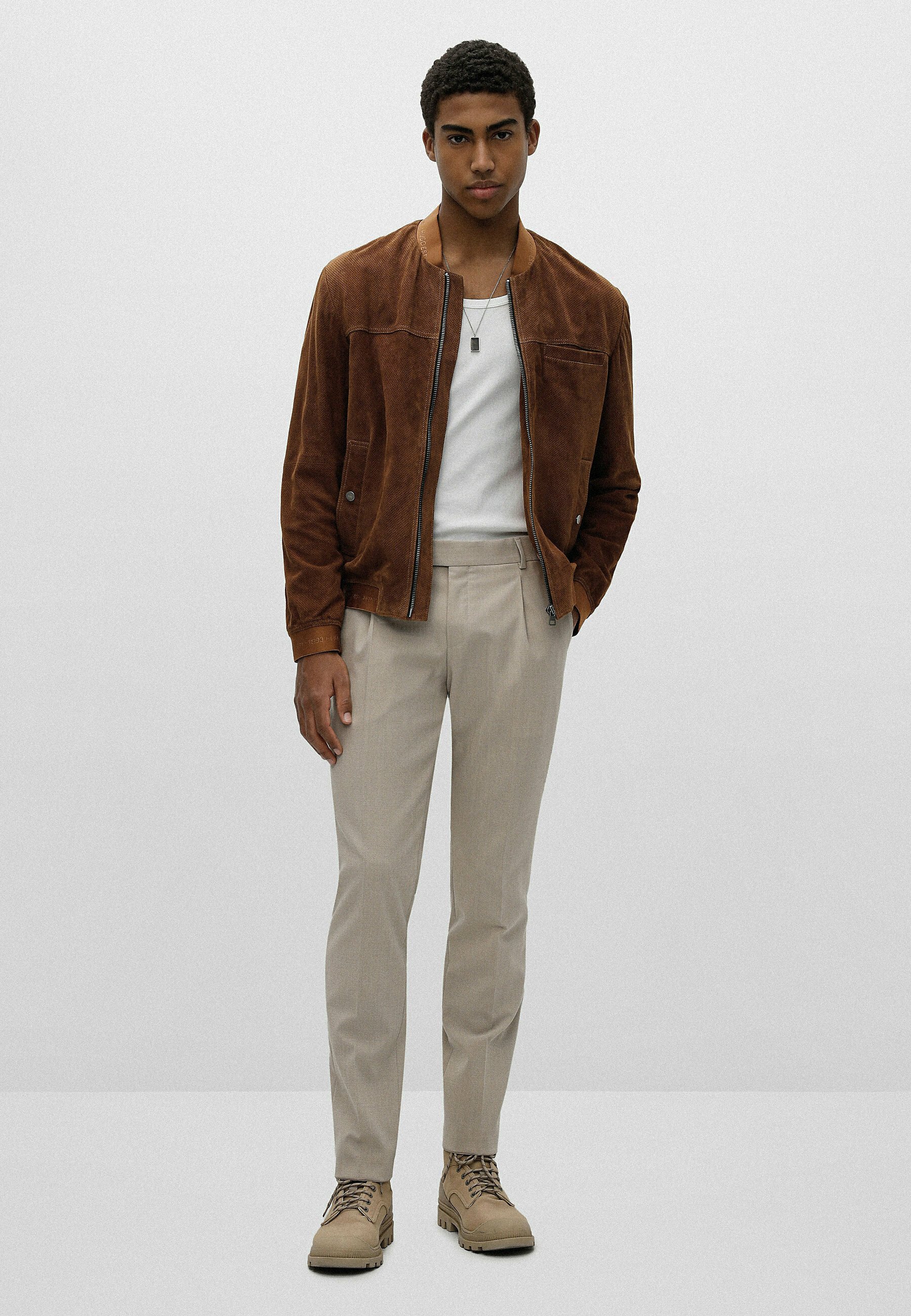HUGO Bomber Jacket - brown - Zalando.co.uk