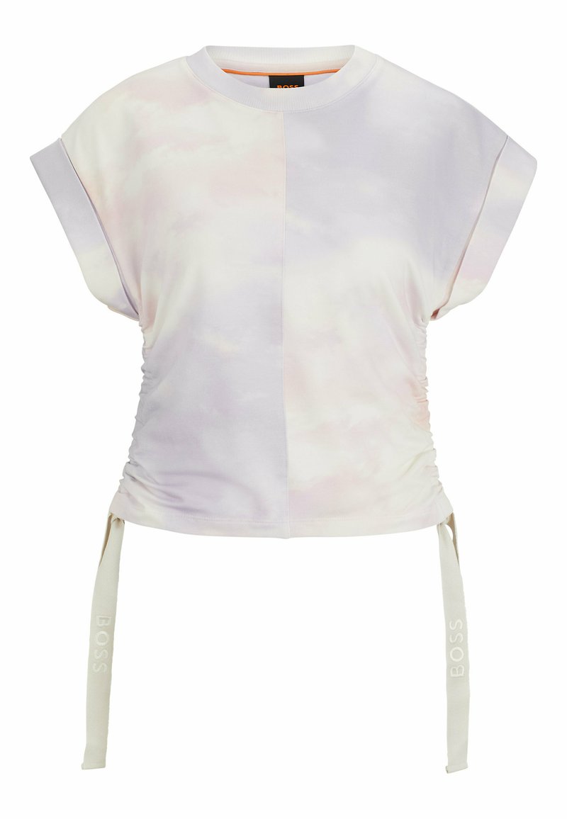 Boss T-shirt print meerkleurig Boss T-shirt print meerkleurig