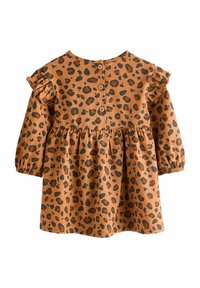 Next 2 PACK-REGULAR FIT - Haljina od žerseja - tan brown cream cherry animal print