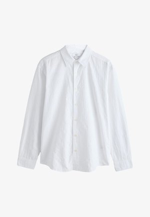 Next, REGULAR FIT - JAQUARD PRINT LONG SLEEVE - Camicia - white