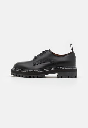 LUG SOLE OXFORDS - Derbies - black