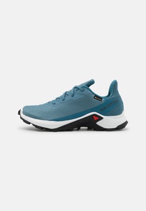 ALPHACROSS 3 GTX - Běžecké boty do terénu - bluestone/white/mallard blue