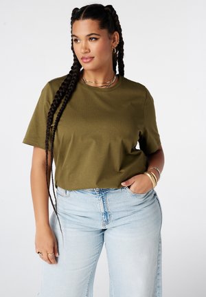 MS Mode, T-SHIRT - T-shirt basic - olive green