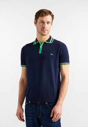 CON ZIP - Polo majica - blu scuro