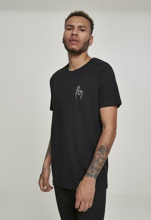EASY SIGN - Print T-shirt - black