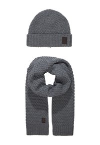 ONSCENZ BOX SCARF BEANIE SET - Scarf - medium grey melange