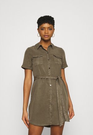 VMSILJA SHORT DRESS - Vestido camisero - bungee cord