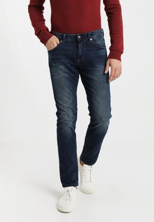 PIERS - Jeans Slim Fit - dark stone wash denim