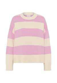 SERAFINE - Stickad tröja - prism pink stripe