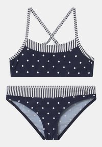 Selected, navy/white