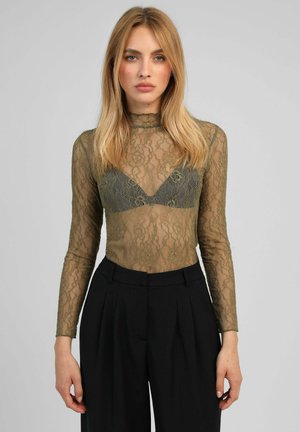 AN'GE, T-SHIRT ALIBANY TILLEUL - Blouse - tilleul