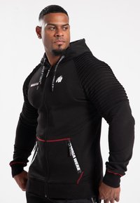 Gorilla Wear - GEORGIE ZIPPED HOODIE - BLACK - Majica s kapuljačom i patentnim zatvaračem - black Minijatura 1