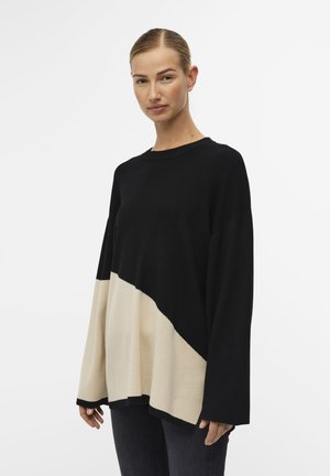 COLORBLOCK - Jumper - black