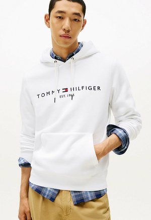 Felpa con cappuccio - bianco