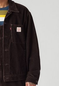 Levi's® Workwear SUNRISE TRUCKER - Spijkerjas - black coffee