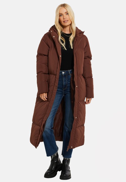 Threadbare PERIDOT QUILTED PUFFER Zimný kabát black/čierna Zalando.sk