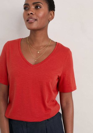 BURDOCK - T-Shirt basic - tomato red