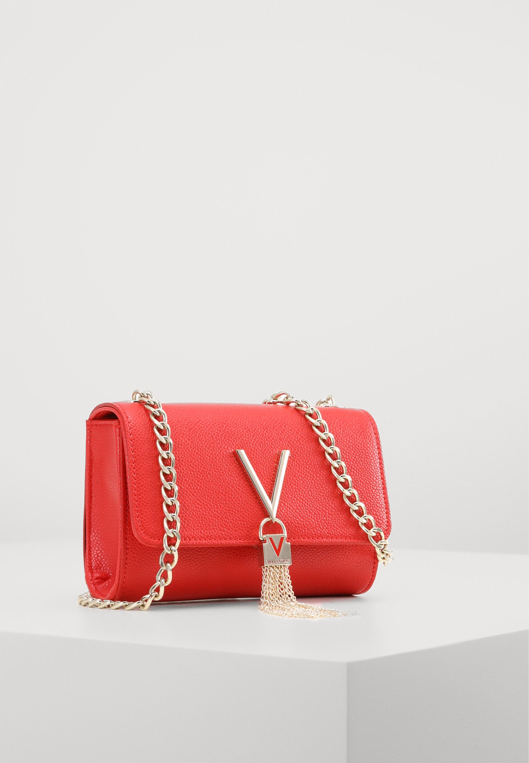 Valentino Bags Divina Faux Leather Pochette Bag