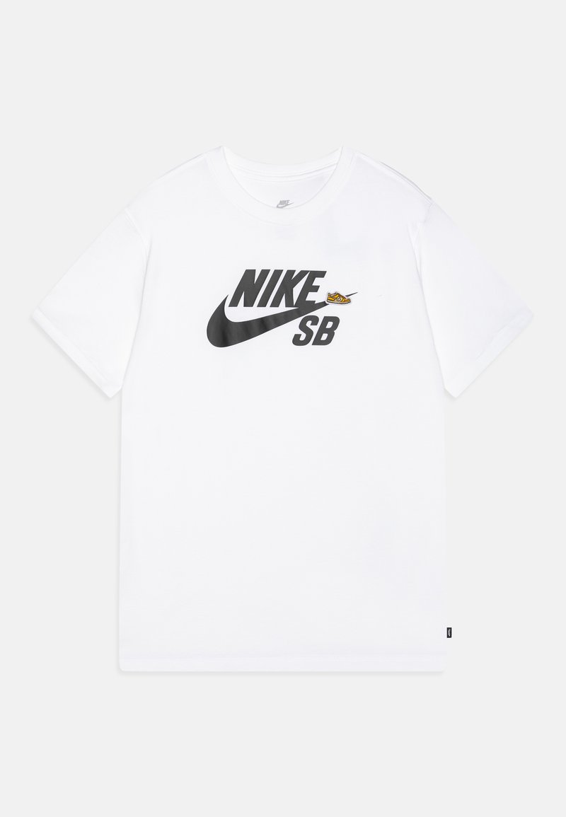 Nike SB TEE LOGO UNISEX - Triko s potiskem - white