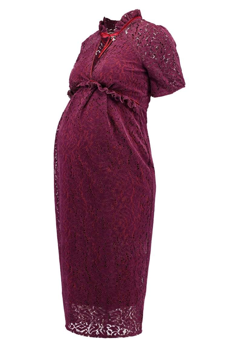 Hope & Ivy Maternity Blousejurk bordeauxrood Hope & Ivy Maternity Blousejurk bordeauxrood