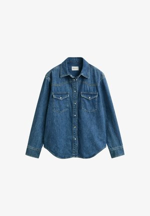GANT, Chemisier - mid blue worn in